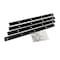 Ejoy 2.4 in. W x 78.74 in. L x 1.65 in. Thick WPC Composite Outdoor Wall Louver Screen, 4PK WPC-WhiteOak - alternate 3